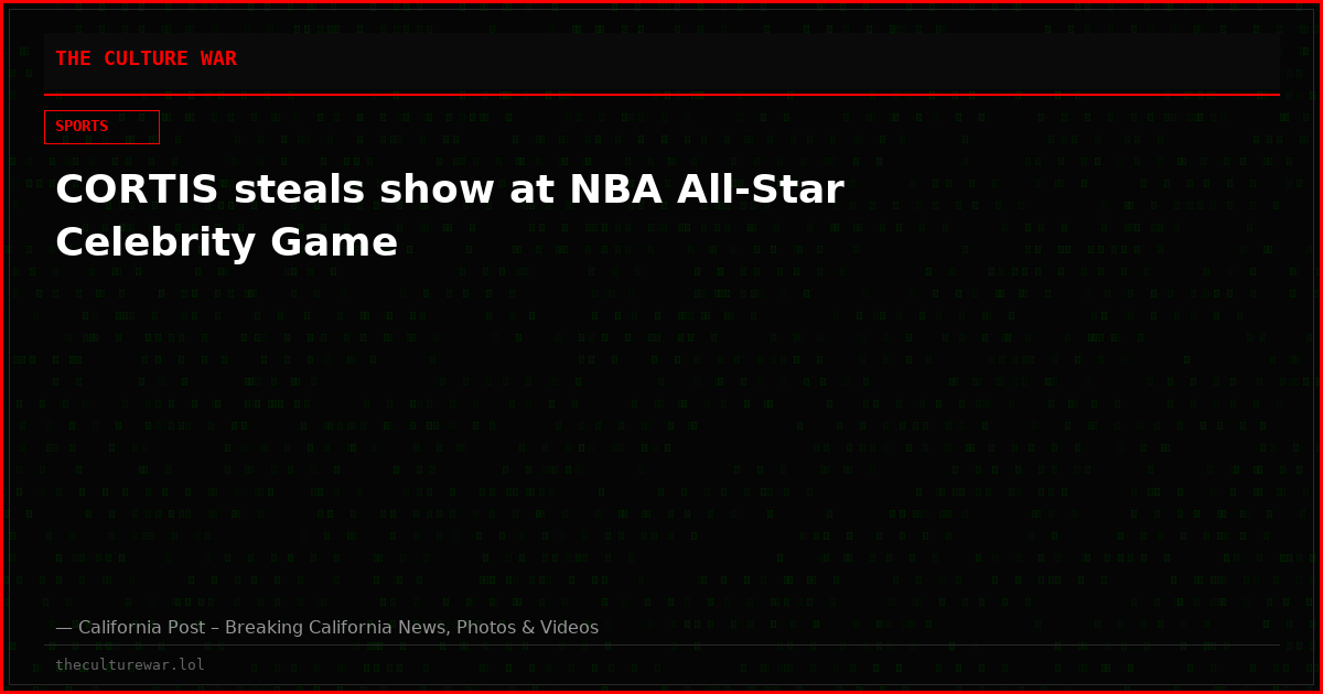 CORTIS steals show at NBA All-Star Celebrity Game